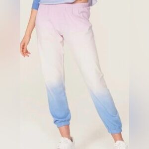 SOLD
Spiritual Gangster Pink and Blue Ombre Joggers